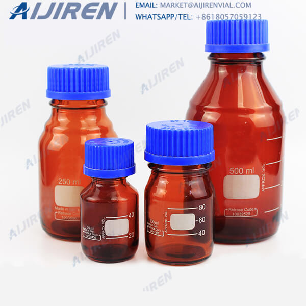 High quality clear borosil bottle reagent with wide mouth manufacturer